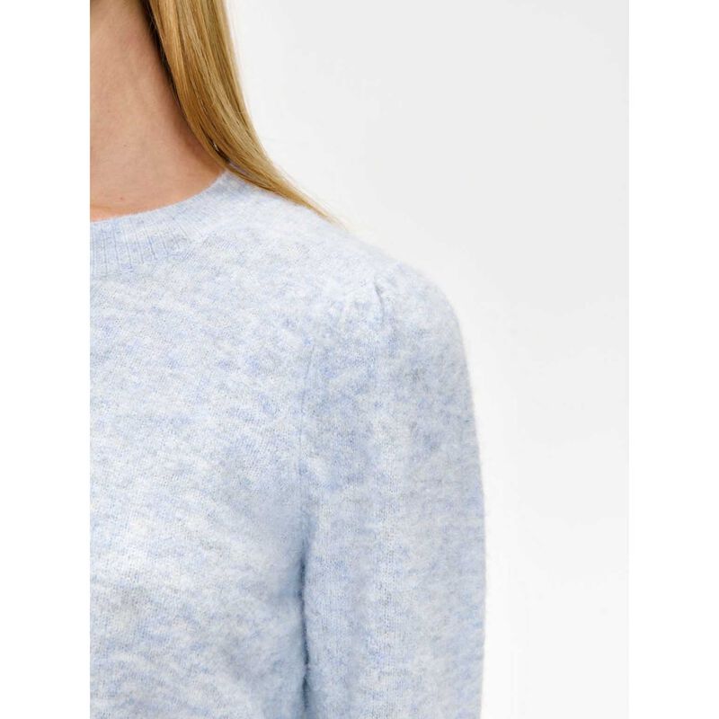Veronika Maine Fuzzy Puff Sleeve Sweater image number 2